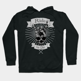 Skull rider greeting Hoodie